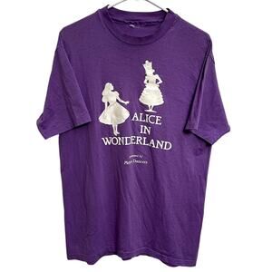 Men's‎ Vintage Single Stitch Purple Alice in Wonderland by Metro Dancers Size L
